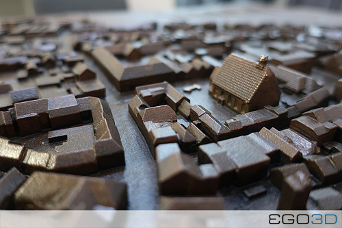 EGO3D_Detail_des_fertigen_Bronzestadtmodells_Eckernfördes_2