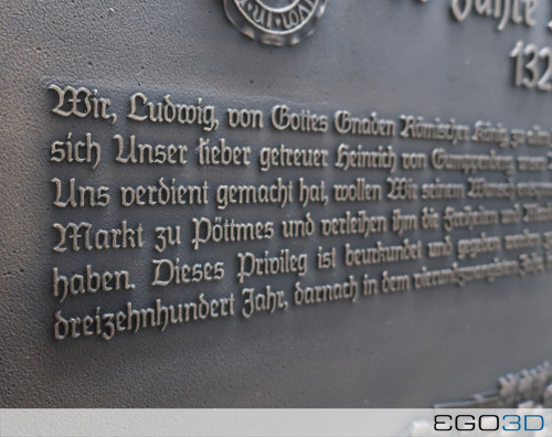 EGO3D_Stadtrelief_Pöttmes_Detailansicht_des_Gusses