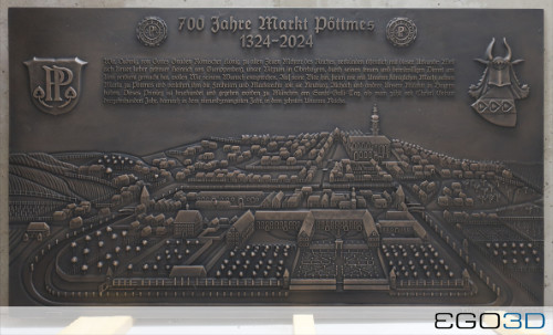 EGO3D_Stadtrelief_Pöttmes_fertiger_Guss