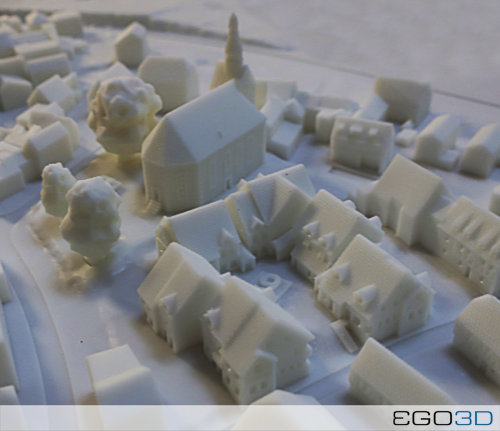 Bildvorlage_mit_Logo EGO3D_3D-gedrucktes_Stadtmodell_Dietzenbachs_Detailansicht