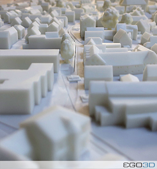 EGO3D_3D-gedrucktes_Stadtmodell_Dietzenbachs_Detailansicht_2