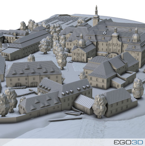 Digitales Vorschaubild der Klosteranlage St. Marienthal