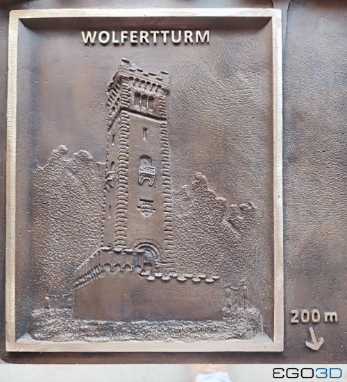 Bildvorlage_mit_Logo EGO3D_fertiger_Guss_Stadtmodell_Ehingen_Relief